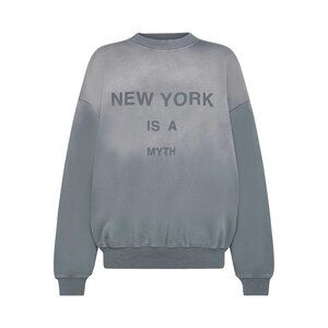 Anine Bing Jaci Oversized Sweatshirt New York is a Myth Size XS